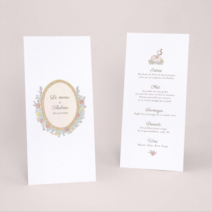 Mon premier portrait - rose