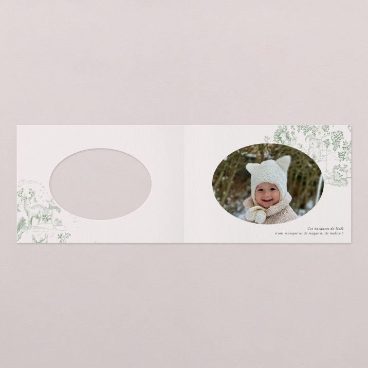 Carte de voeux Marie Louise - vintage