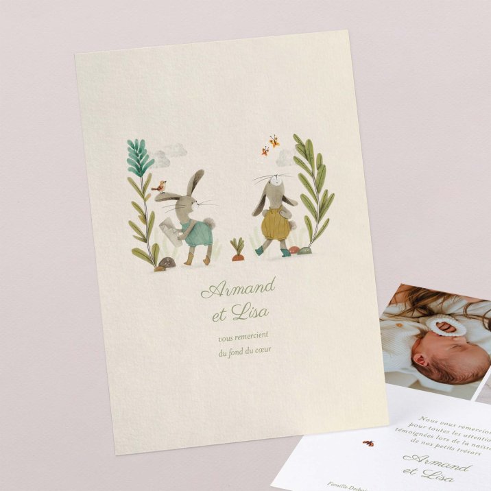 Deux petits lapins