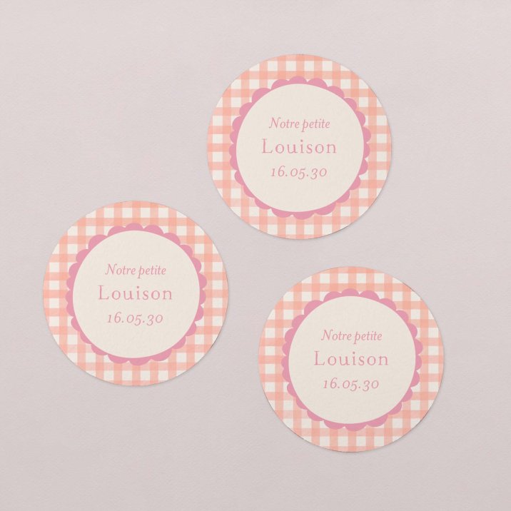 Joli vichy - rose
