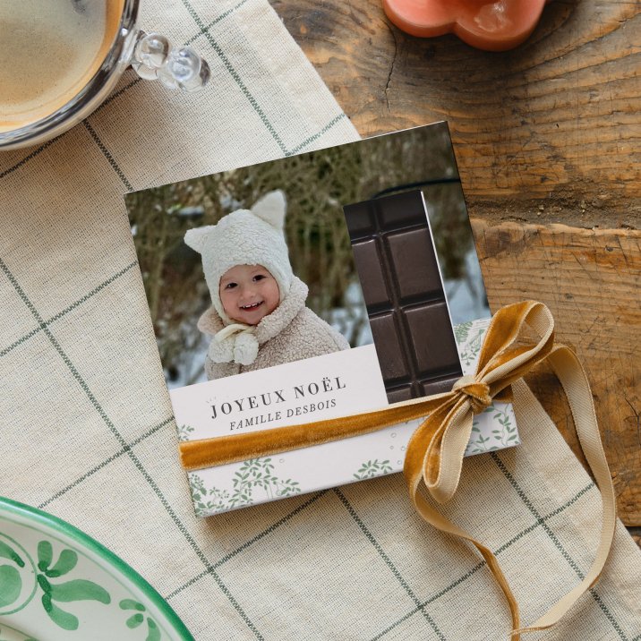 Tablette chocolat Noël Marie Louise - vintage