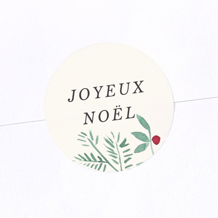 Sticker Noël Marie Louise - cadre