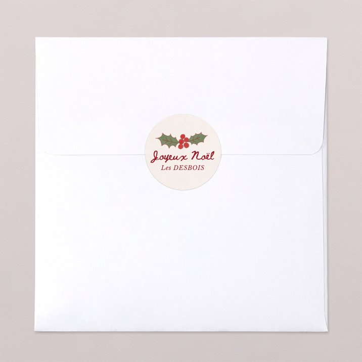 Sticker Noël Hotte de Noël