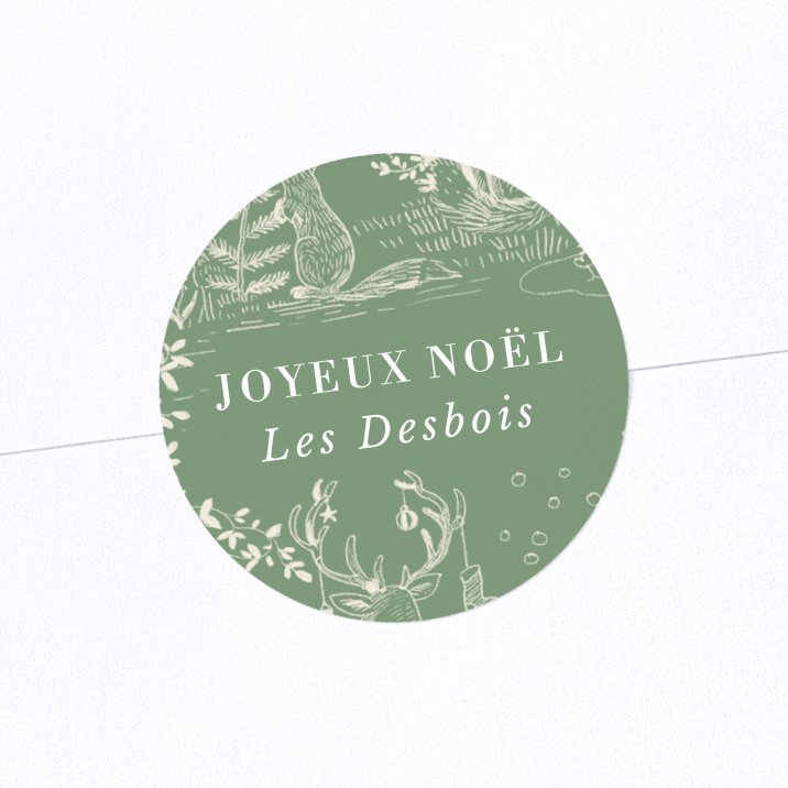 Sticker Noël Marie Louise - vintage
