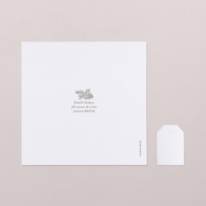 Mon premier portrait - rose