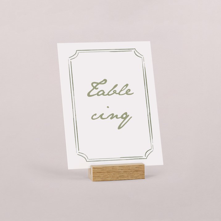 Numéro de table mariage Vérone