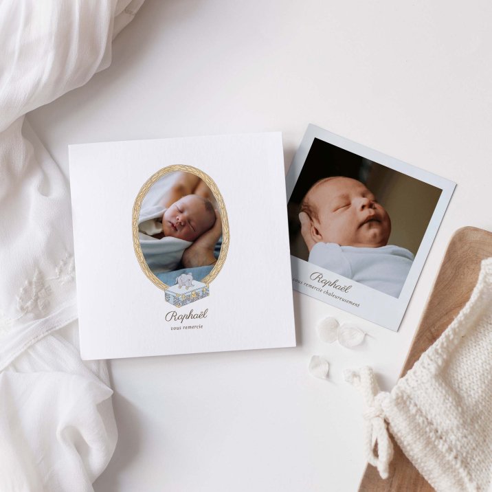 Mon premier portrait - bleu