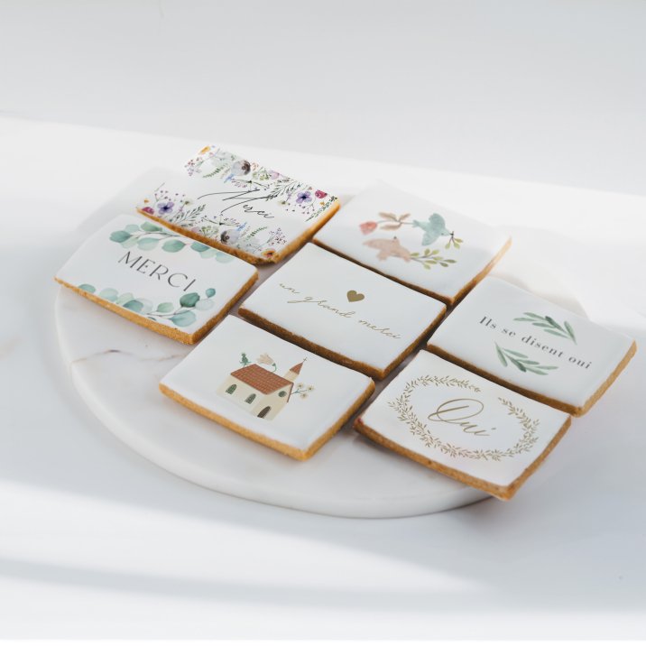 Boîte à biscuits mariage Vérone