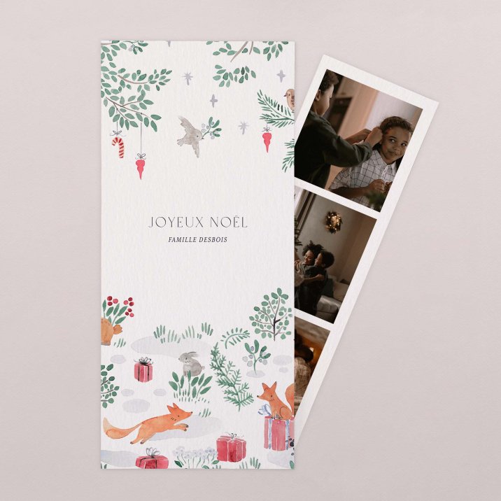 Forêt hivernale