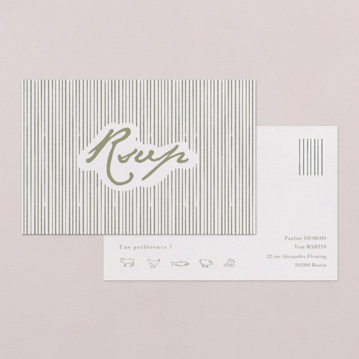 Coupon réponse mariage Vérone