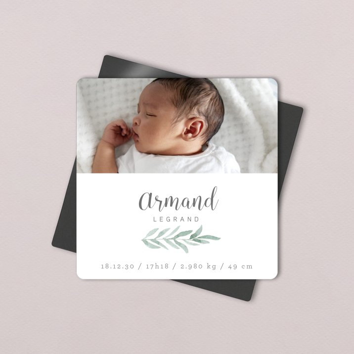 Faire-part naissance Armand