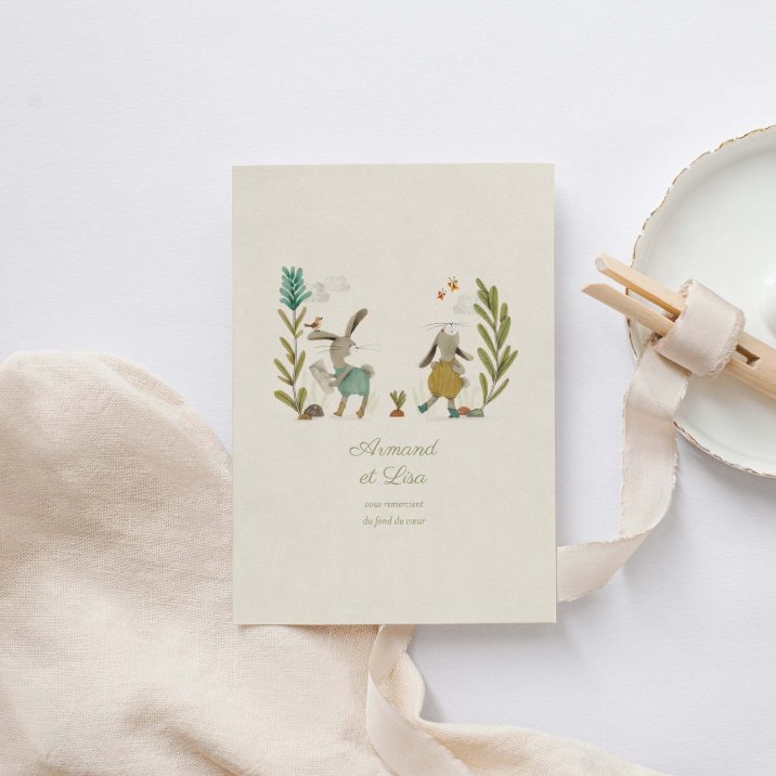 Deux petits lapins