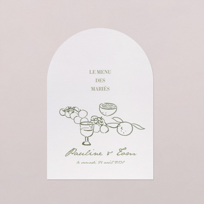 Menu mariage Vérone