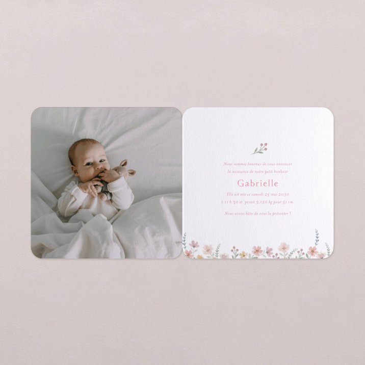 Faire-part naissance Rosita