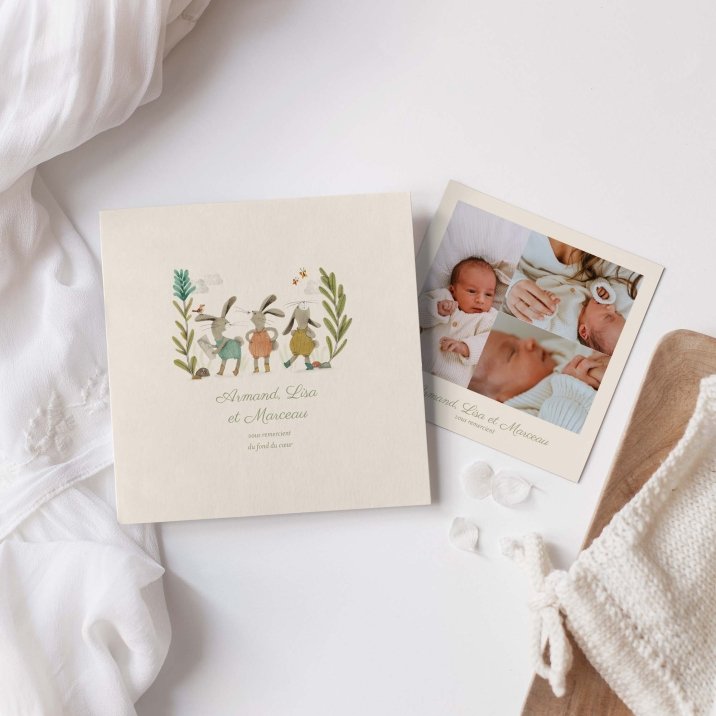 Trois petits lapins