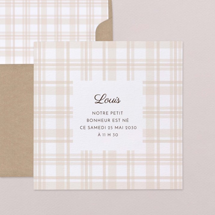 Beige Tartan