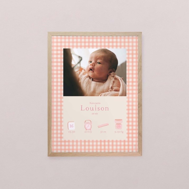 Joli vichy - rose
