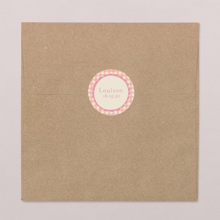 Joli vichy - rose