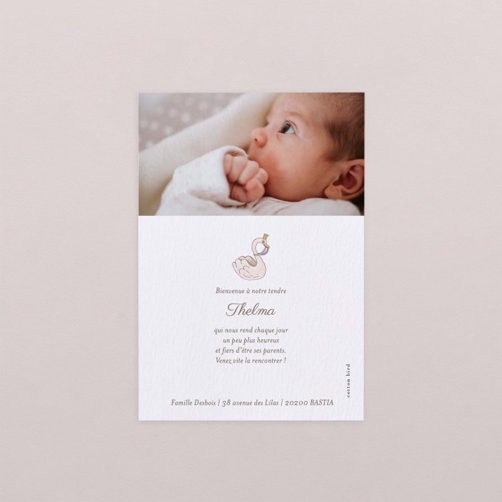 Mon premier portrait - rose