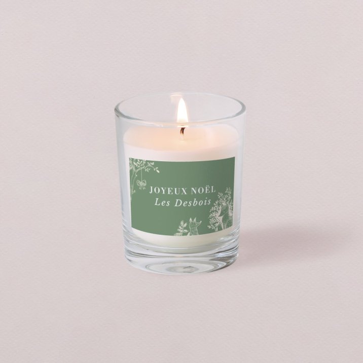 Petite bougie Noël Marie Louise - vintage