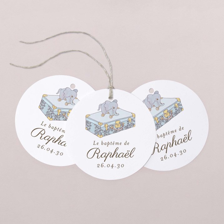 Mon premier portrait - bleu