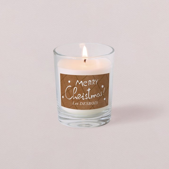Petite bougie Noël Pain d’épices