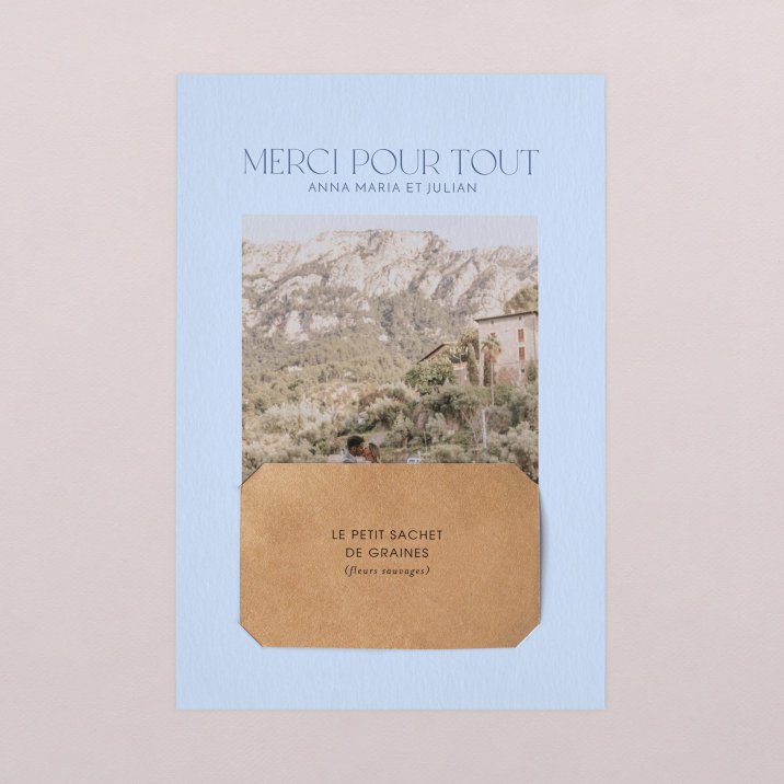 Remerciements mariage Palazzo Azzuro