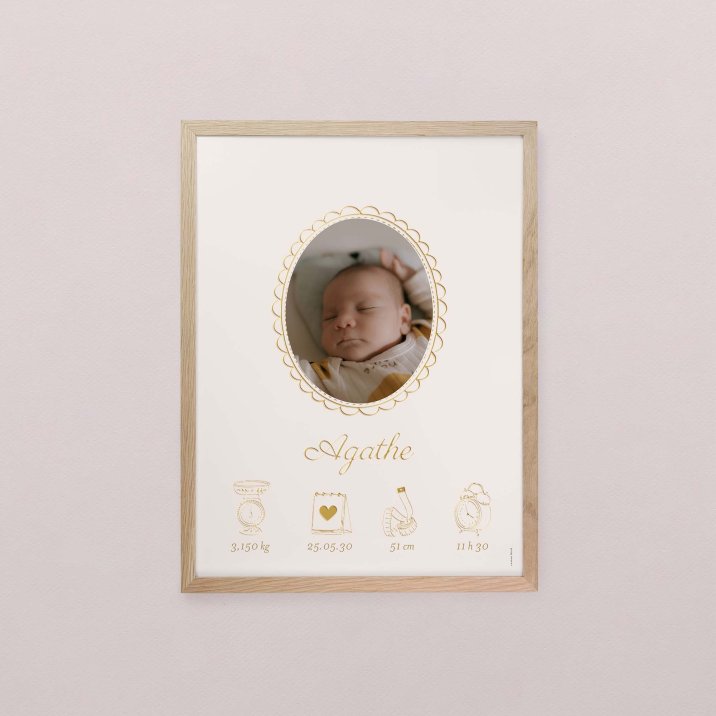 Golden frame