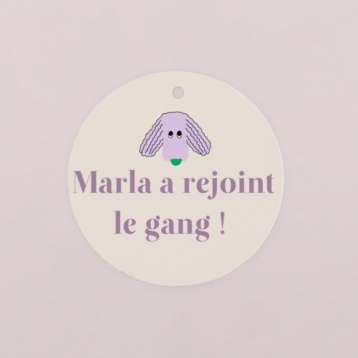 Dogs & dogs - Mauve