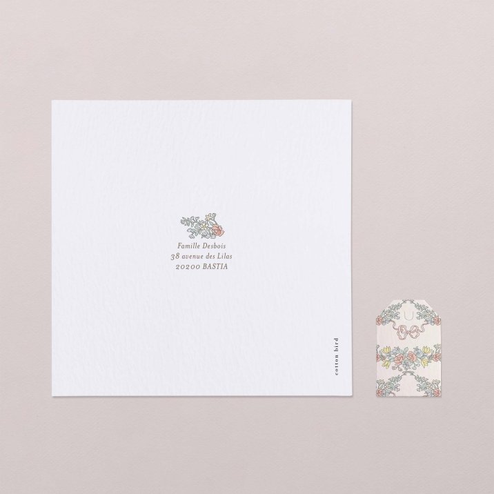 Mon premier portrait - rose