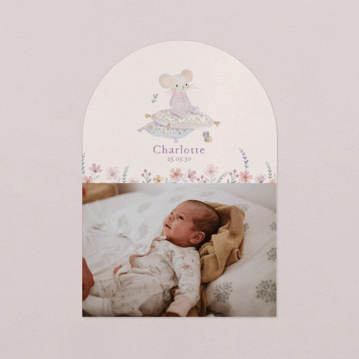 Faire-part naissance Violetta