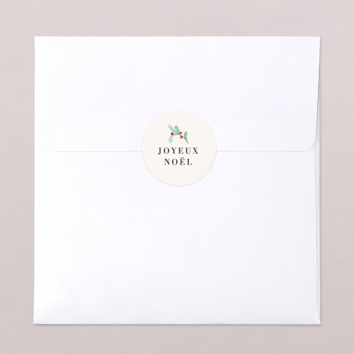 Sticker Noël Marie Louise - houx
