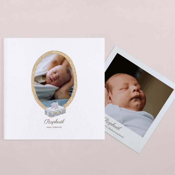 Mon premier portrait - bleu