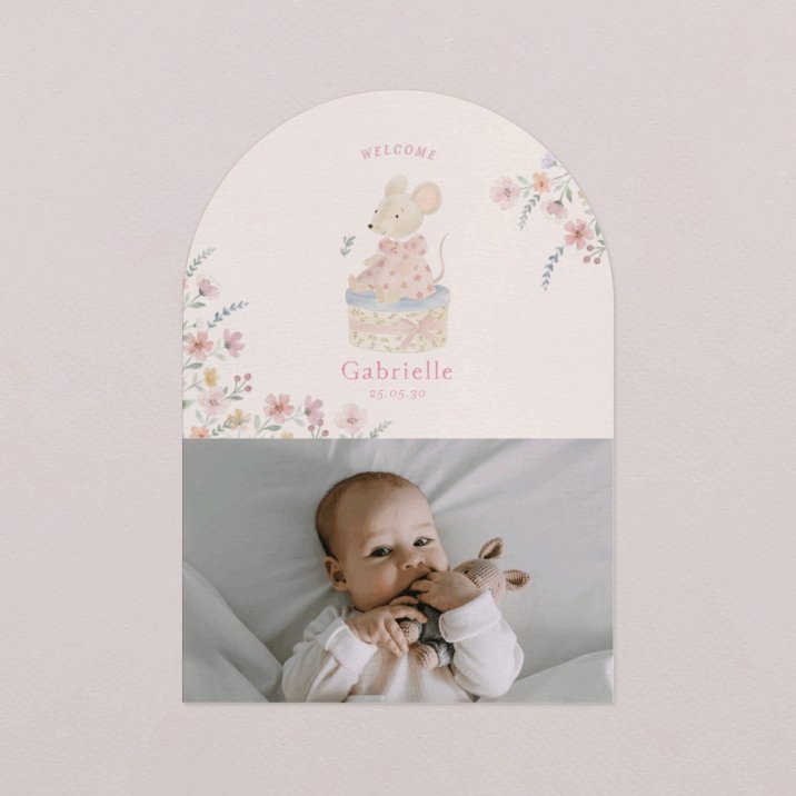 Faire-part naissance Rosita