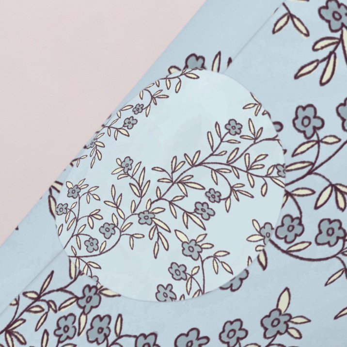 Mon premier portrait - bleu