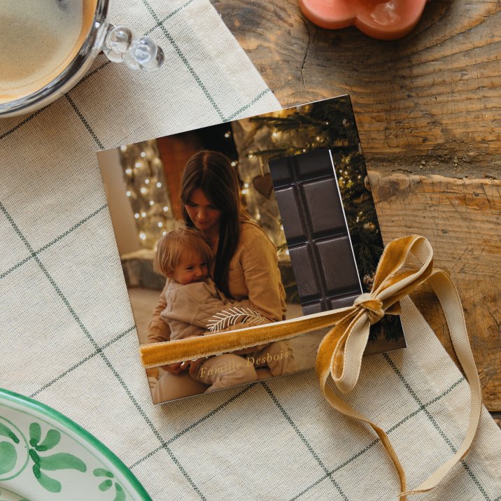 Tablette chocolat Noël Flocon précieux
