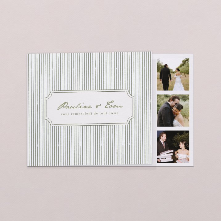 Remerciements mariage Vérone