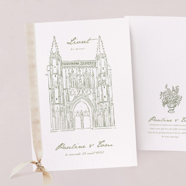Livret de messe mariage Vérone