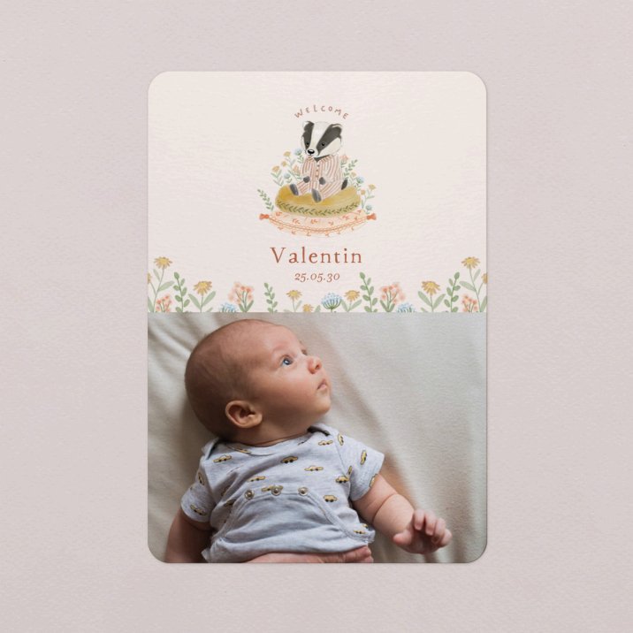 Faire-part naissance Hyacinthe