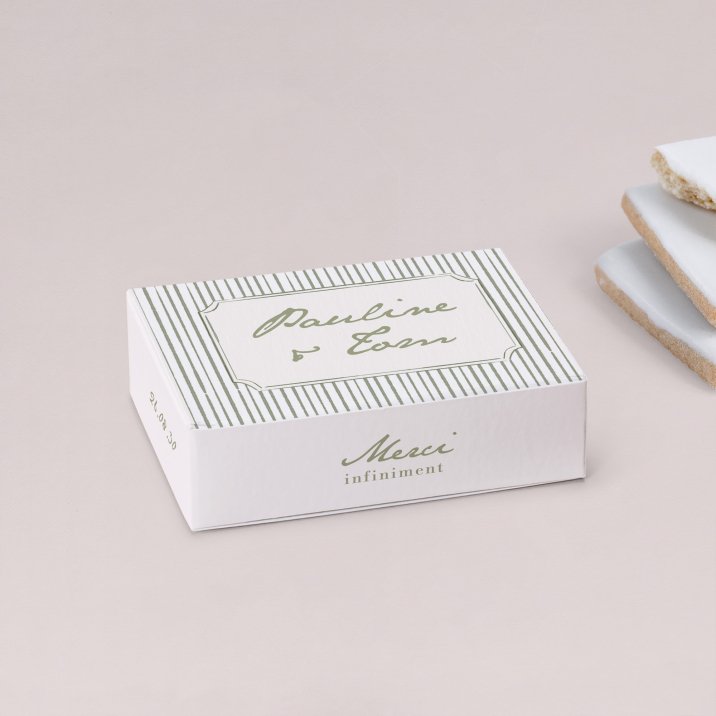 Boîte à biscuits mariage Vérone