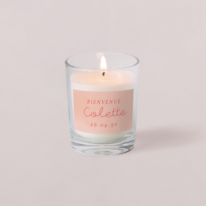 Petite bougie naissance Red berry