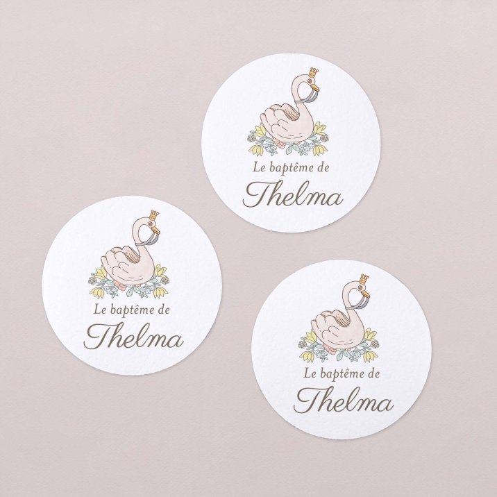 Mon premier portrait - rose