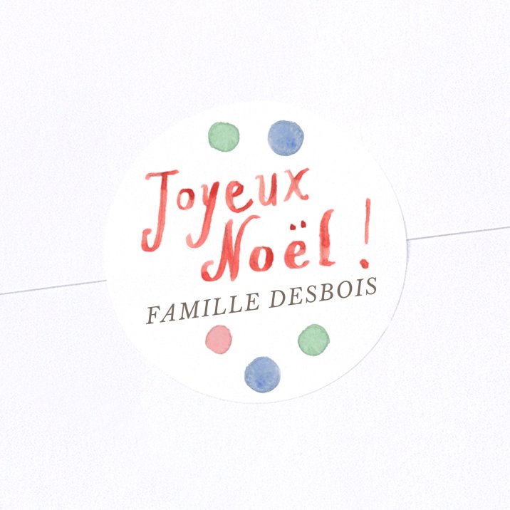 Sticker Noël Sweet home
