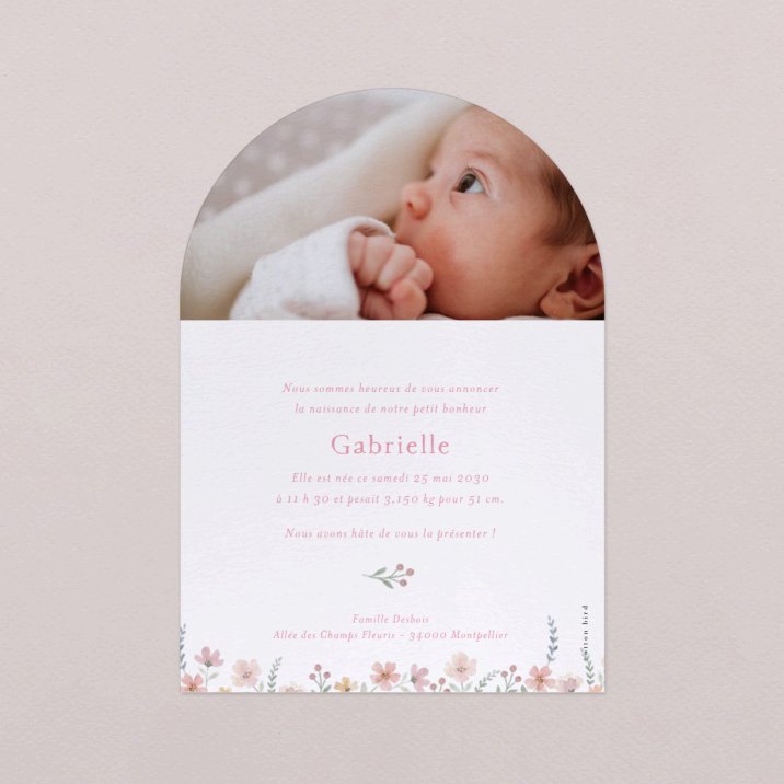Faire-part naissance Rosita