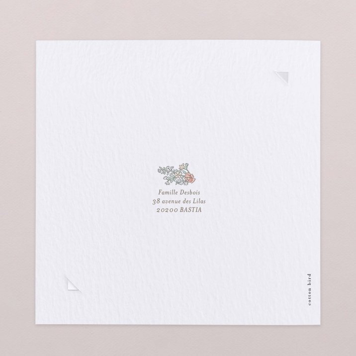 Mon premier portrait - rose