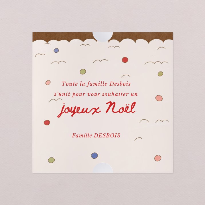 Tablette chocolat Noël Pain d’épices