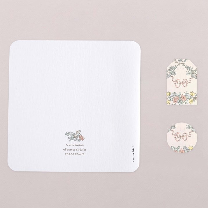 Mon premier portrait - rose