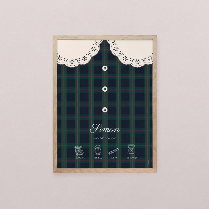 Claudine - tartan