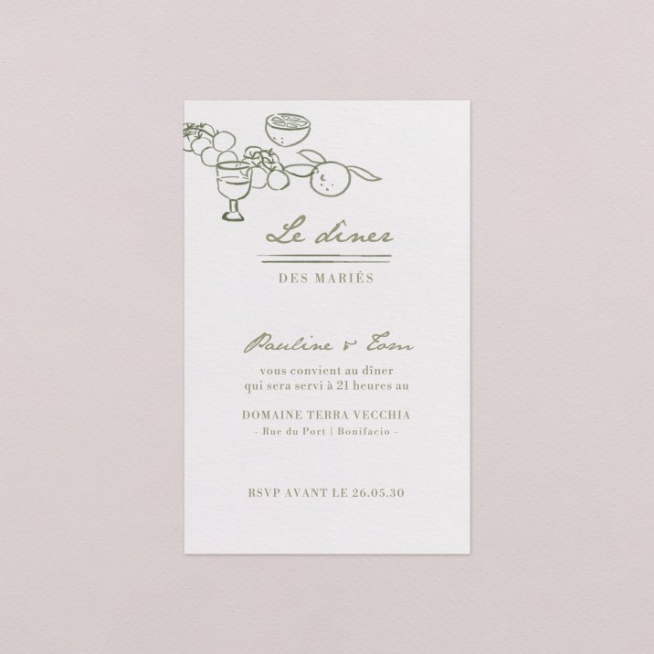Invitation mariage Vérone
