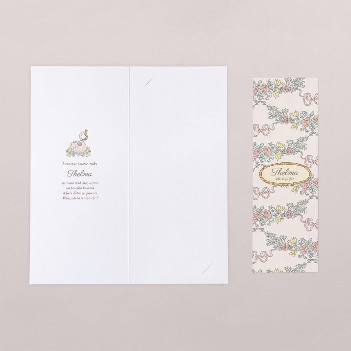 Mon premier portrait - rose